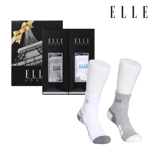 [엘르] 남성 스포츠양말 2족세트 상품이미지