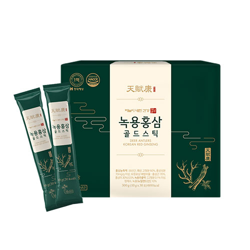 [천부강]  녹용홍삼 골드스틱 10g x 30포