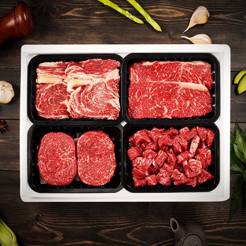 [면세][안동바른한우]  1등급 한우  구이,정육가족세트5호 1.6kg 상품이미지