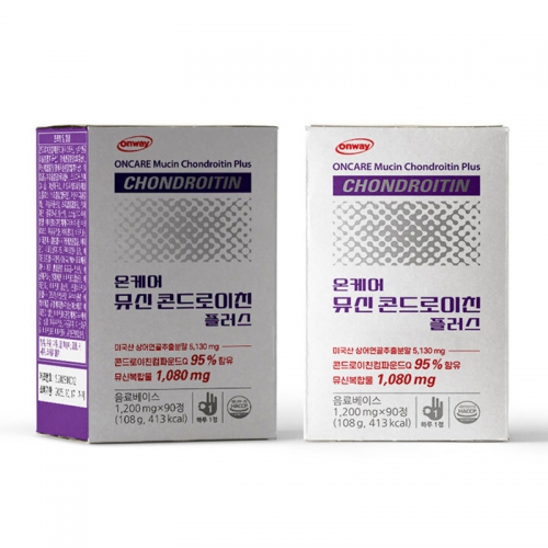 온케어 뮤신콘드로이친 플러스 연골 관절 건강 1,200mg * 90정 3개월분