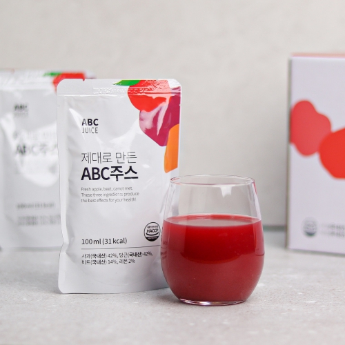 김재식헬스푸드 제대로 만든 ABC주스 100ml 30팩 x 1박스,2박스