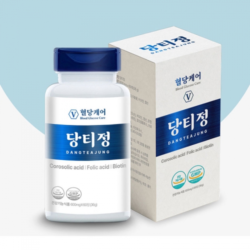 당티정 식후 혈당 케어 조절 건강 기능 식품 당뇨관리 600mg * 60정