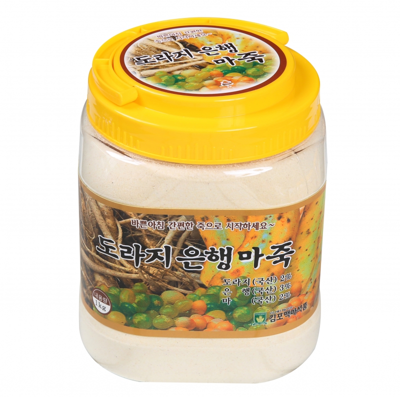 [김포맥아식품] 간편하고 건강한 국내산 도라지 은행 마 죽/선식가루 1kg  상품이미지