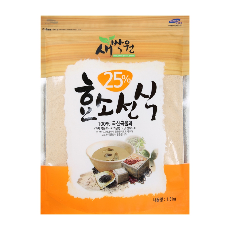 [김포맥아식품] 속 편한 국내산 곡물 효소 25% 선식 1.5kg 상품이미지