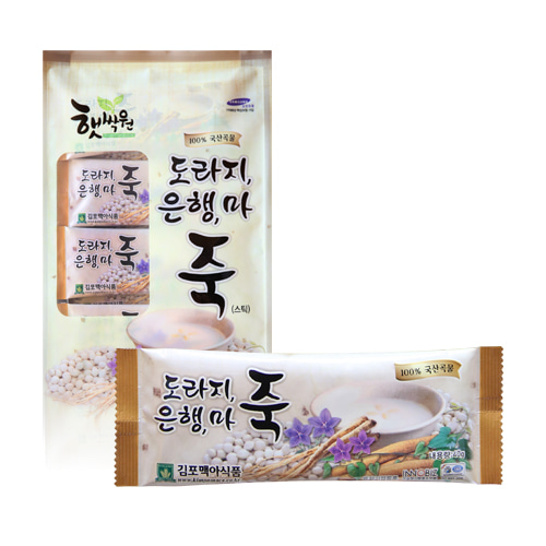 [김포맥아식품] 언제 어디서나 휴대용 국내산 도라지 은행 마 죽 스틱 40g x 20포  상품이미지