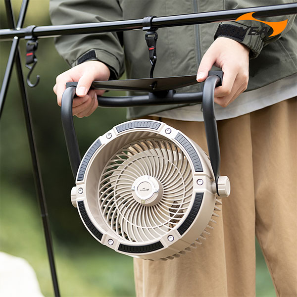 [코베아] 360도 회전 무선 써큘레이터 알파 (KECQ9DT-04/메탈거치대/캠핑선풍기) 상품이미지