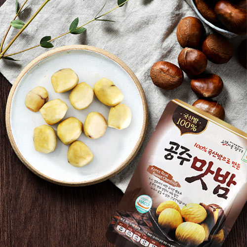 [100%국산밤으로 만든] 달콤영양가득 공주맛밤 50g×10봉 상품이미지