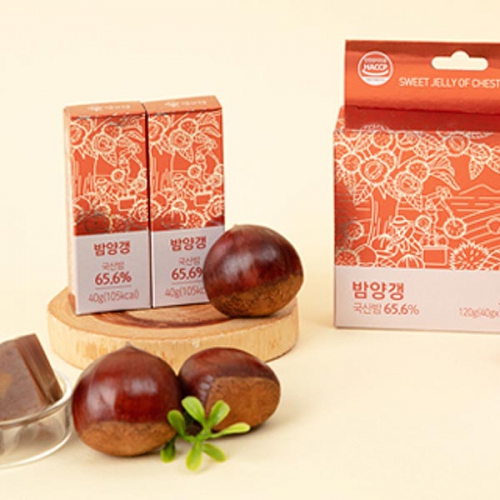 [밤뜨래] 진짜배기 양갱 국산원물 밤양갱 40g×12입