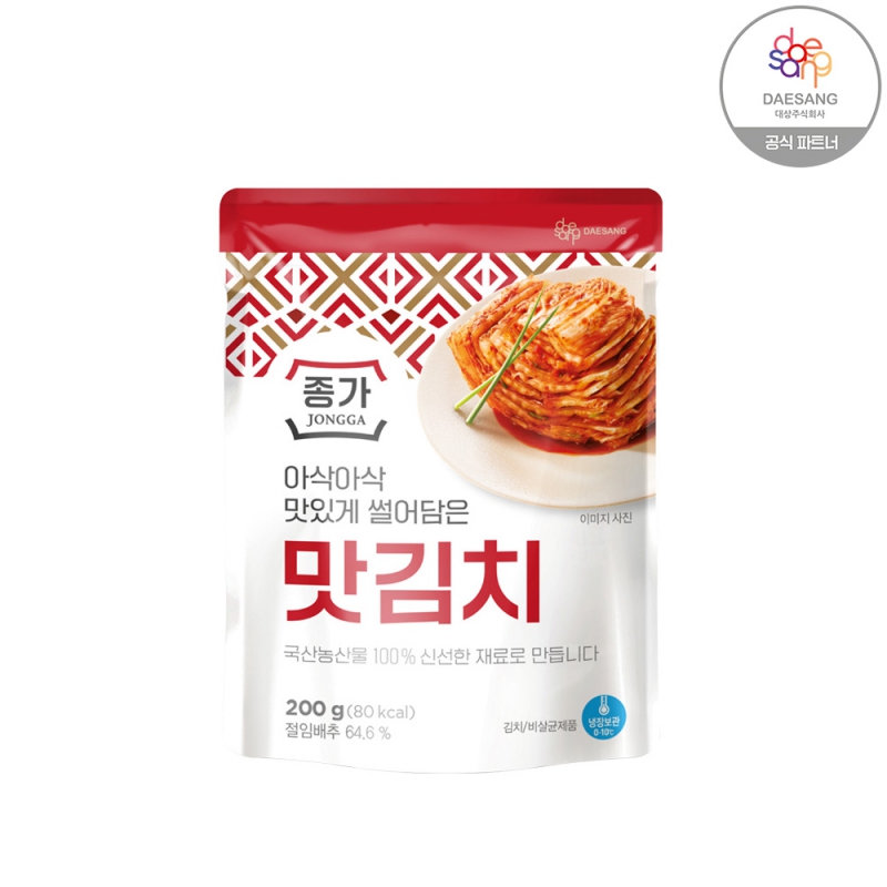 종가집 맛김치 200g(파우치)X7 상품이미지