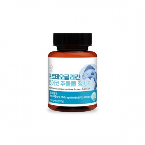 [순수한줌] 프로테오글리칸 연어코 추출물 정 UP 600mg x 60정