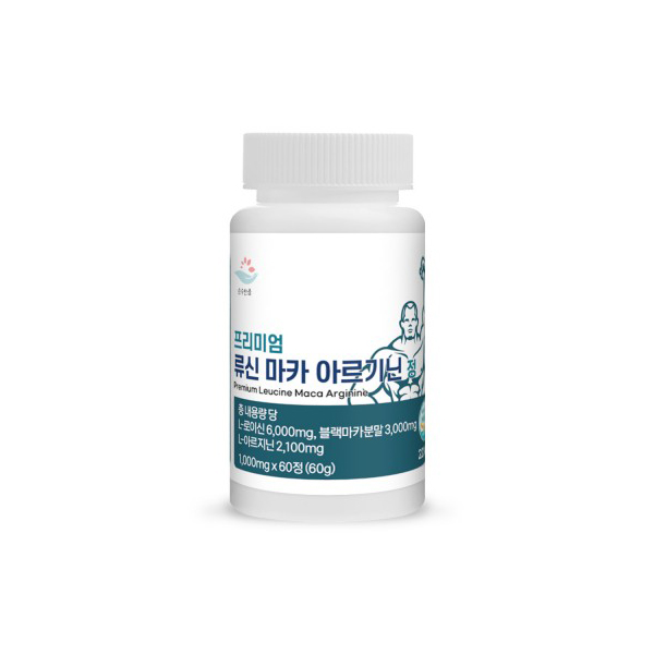 [순수한줌] 프리미엄 류신 마카 아르기닌 정 1000mg 60정 상품이미지