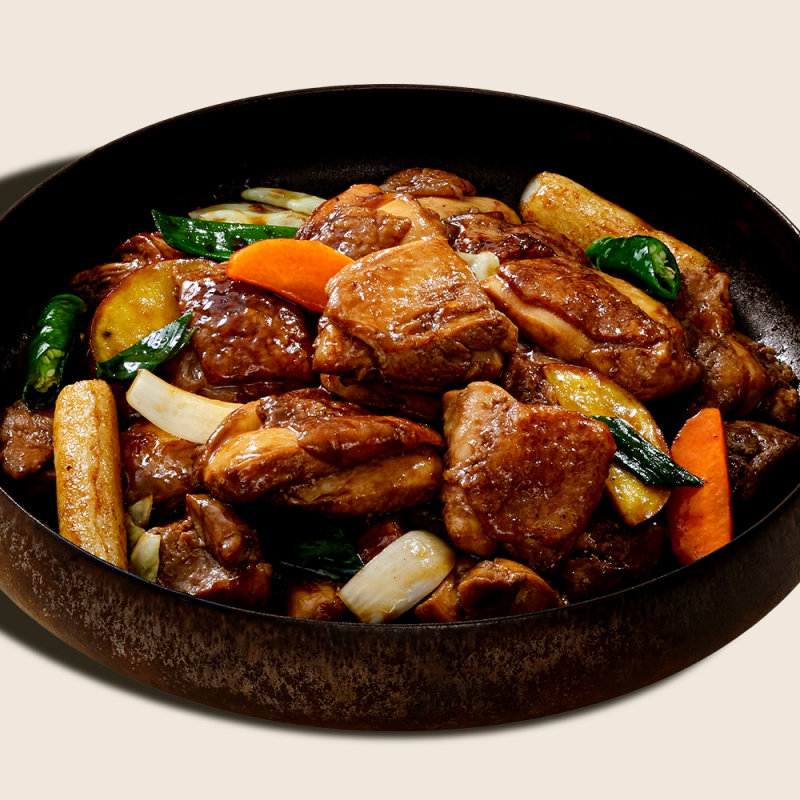 반식엔 100% 쫄깃 닭다리살 숯불 양념/간장닭갈비 300g x 4팩(1.2kg) 6일 16시 상품이미지