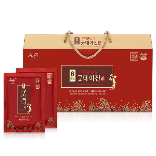 혜인담 6년근 고려홍삼정 굿데이진 50ml*30포 2일 16시