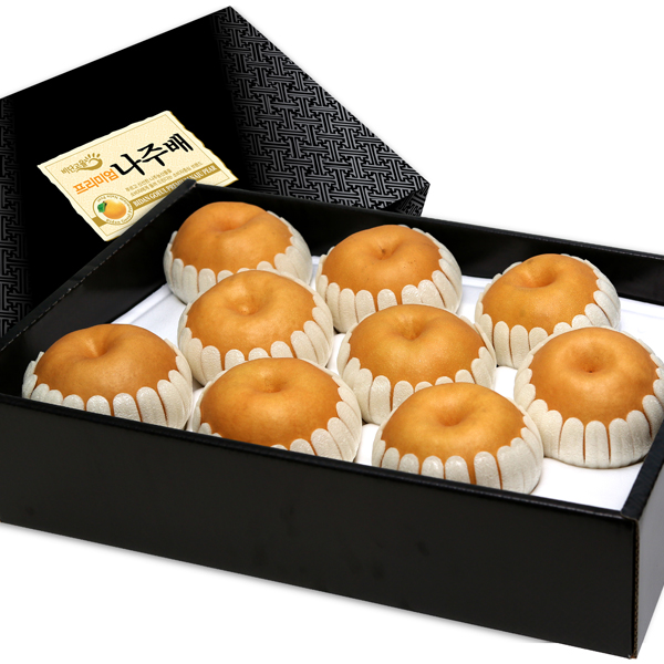 프리미엄 비단고을 나주 배 5kg~7.5kg 부직포 3중 포장 선물 세트 상품이미지