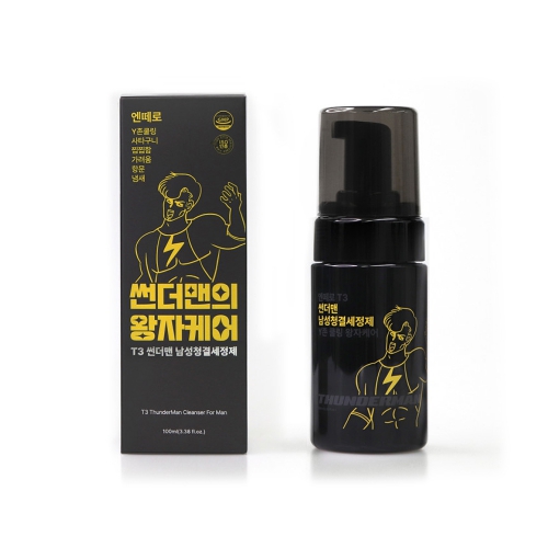 엔떼로 T3 썬더맨 남성청결세정제 100ml