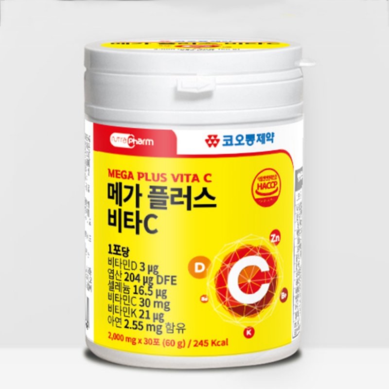 코오롱 제약 메가플러스 비타C 2,000mg X 30포 상품이미지