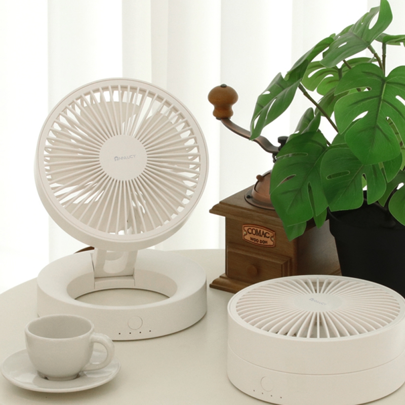 [앤루시] BLDC 무선 라운드 접이식 선풍기 / ANN-1206A (스트랩핸들, 보관용가방,본체) 상품이미지