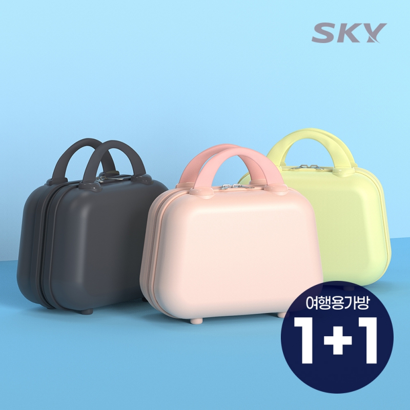 [1+1][스카이] 마카롱 여행용 레디백 캐리어 보조 가방 상품이미지