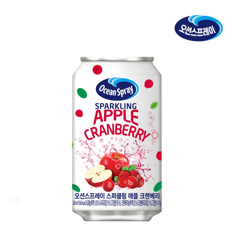 [동서식품] 오션스프레이 스파클링 애플 345ml 24캔 상품이미지