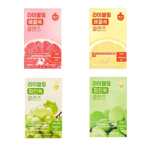 [라이블링] 애플쏙/파인쏙 클렌즈 15ml x 30포 상품이미지