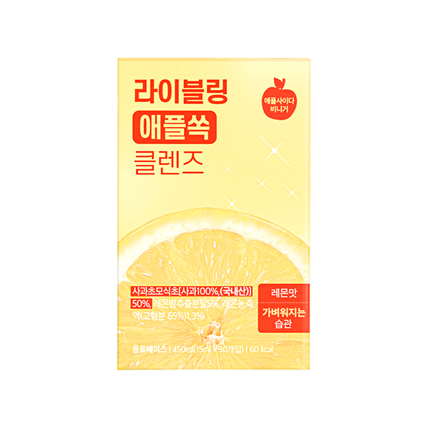 [라이블링] 애플쏙/파인쏙 클렌즈 15ml x 30포 상품이미지