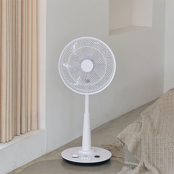 [루첸] 에어빔 버튼식 서큘레이터형 선풍기 (LF-14A1)7엽날개 상품이미지