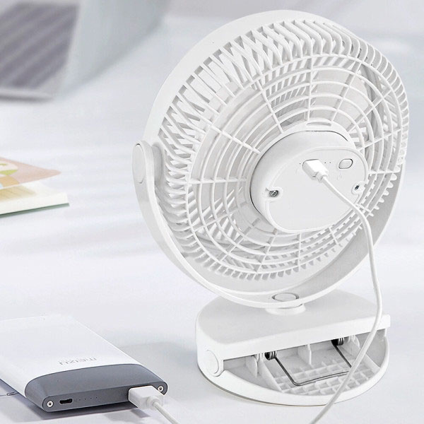 [루첸] 클립형 충전식 욕실 써큘팬 선풍기 (EL-800F)360도회전 상품이미지