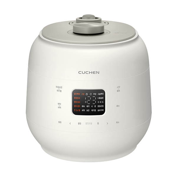 [쿠첸] 10인용 압력밥솥(CRS-WD1010FMW)듀얼프레셔/음성 상품이미지