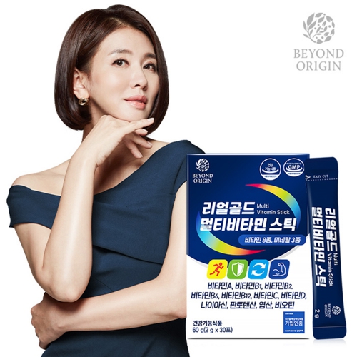 [비욘드오리진] 리얼골드 멀티비타민스틱 2g x 30포 28일 16시