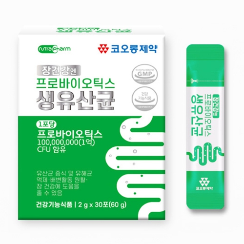 [코오롱제약] 장건강엔 프로바이오틱스 생유산균 2g x 30포