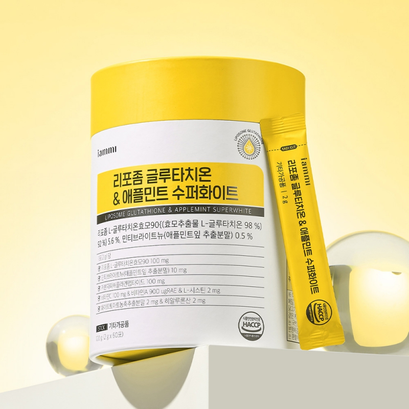 [아이엠미]리포좀 글루타치온 애플민트 수퍼 화이트 2g x 60포  상품이미지