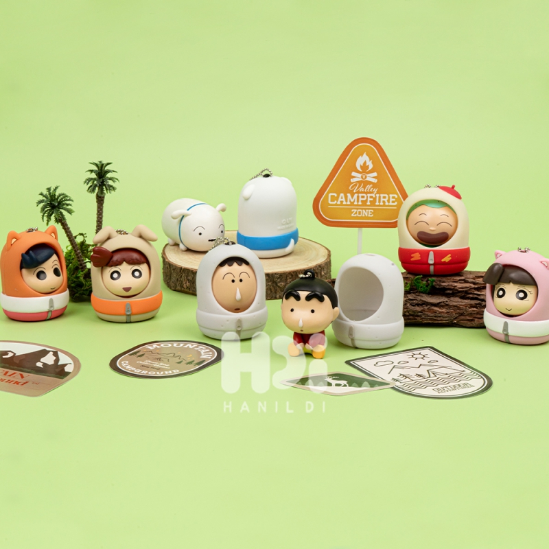 [레토] 짱구 침낭 피규어 키링 랜덤뽑기 가챠뽑기 (CSC-CN01) 상품이미지