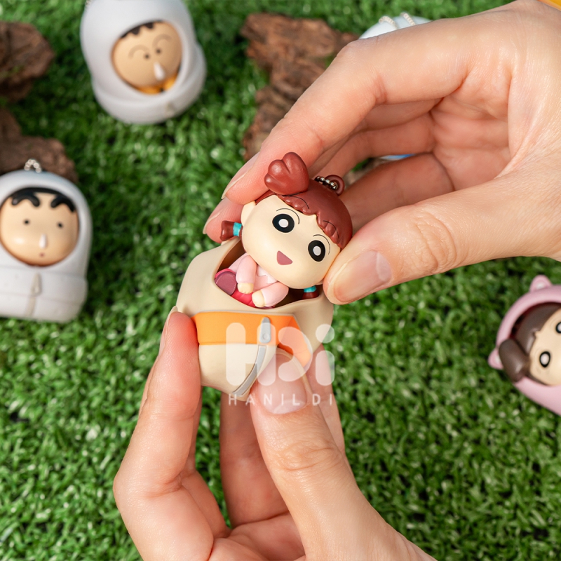 [레토] 짱구 침낭 피규어 키링 랜덤뽑기 가챠뽑기 (CSC-CN01) 상품이미지