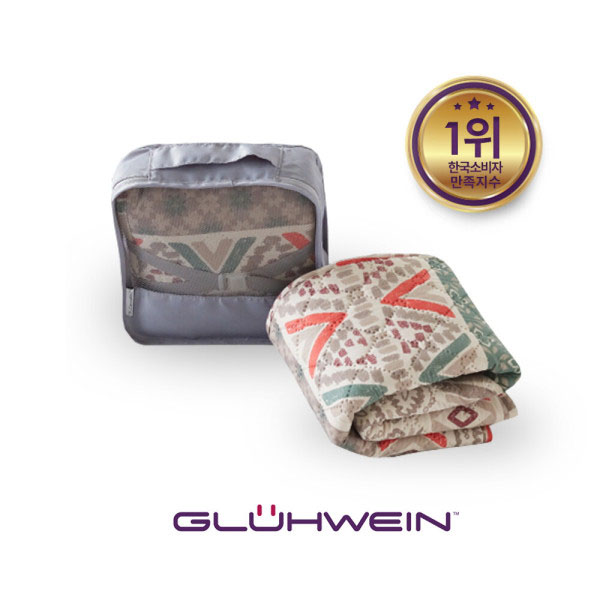 [글루바인] 프리볼트 다용도 미니 전기매트 (S)변압기없이 전세계에서 사용가능/초소형/초경량/45x90 상품이미지