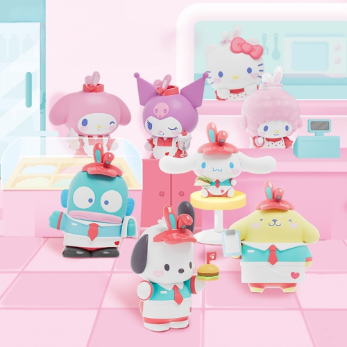 산리오 피규어 무드등 24시 레스토랑 시리즈 캐릭터 랜덤박스 (SRO-24R)