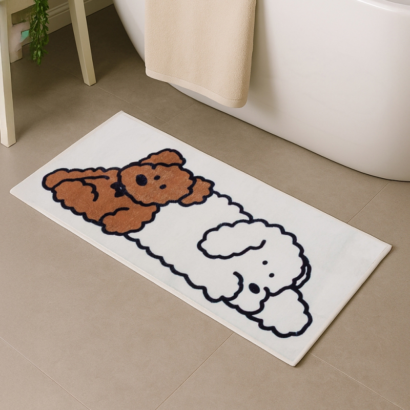 [레토] 주방매트 귀여운 캐릭터 욕실 화장실 현관 주방 발매트 (LFM-C06) 상품이미지