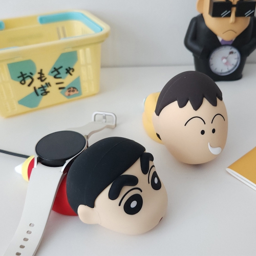 짱구 애플워치 갤럭시워치 실리콘 충전거치대 케이스 (CSC-WG01)