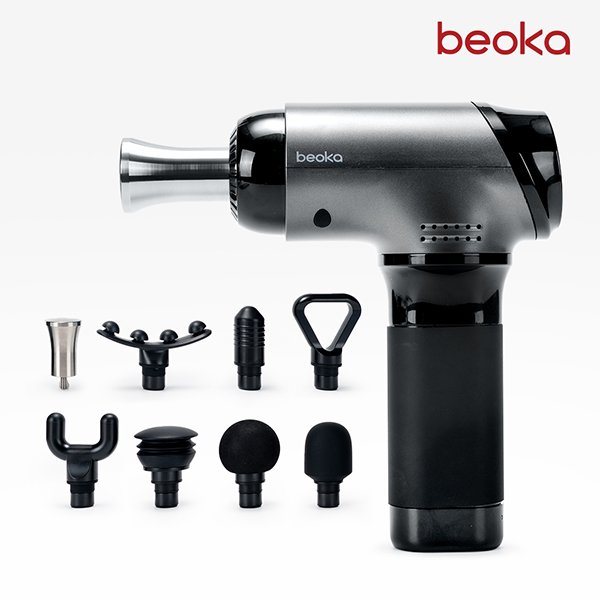 [비오카] 스마트 가변 진폭 마사지건(Ti pro max-A1)안마기 허리 목 승모근 어깨 마사지기 상품이미지