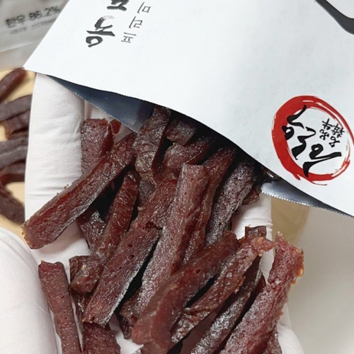 지브로와 한우 원육 그대로 투뿔 명가 육포 30g