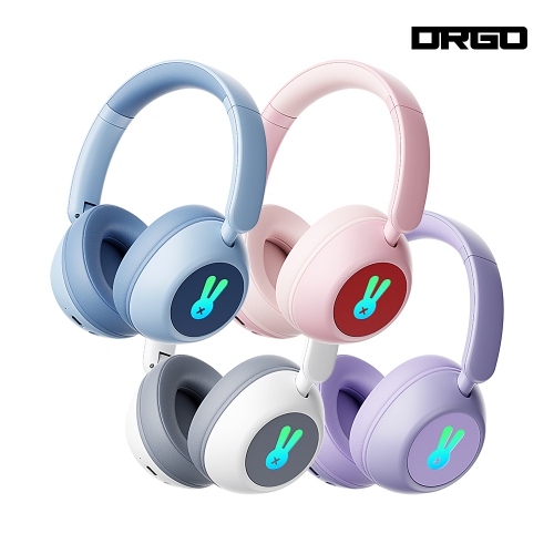 [디알고] 블루투스 LED 청력보호 키즈 헤드폰 (BH10CK)