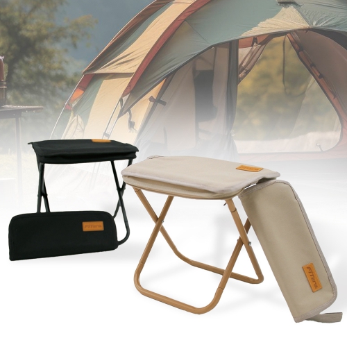 핏테라 1초 뚝딱의자 블랙+베이지 1세트 캠핑 등산 낚시 산책 피크닉 필수템