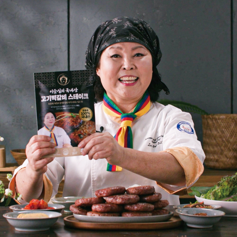 이순실의 국내산 고기 떡갈비 스테이크 55g x 16팩 두툼한 고기 육즙 깊은 풍미 상품이미지