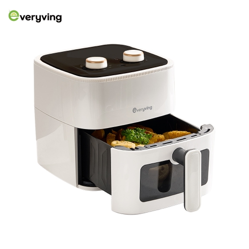 [에브리빙] 보이는 에어프라이어 5L Lime-0611W