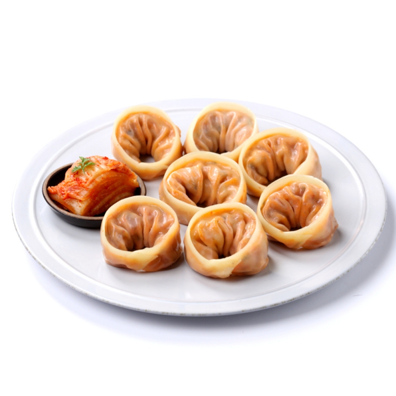 [최만순] 약선요리연구소 복을 담은 김치 교자 고기 야채 만두 1세트 116 알 + 사골 육수 3개 상품이미지