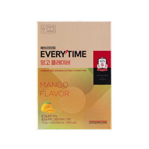 정관장 에브리타임 망고 플레이버 10ml x 20포