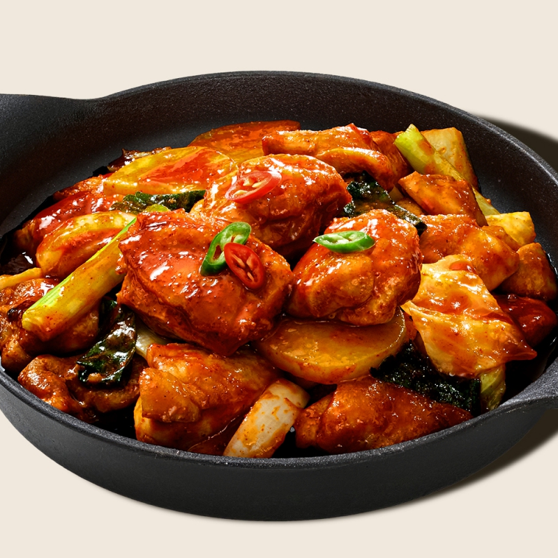 [감사특가]반식엔 100% 쫄깃 닭다리살 숯불 양념/간장닭갈비 300g x 4팩(1.2kg)  상품이미지