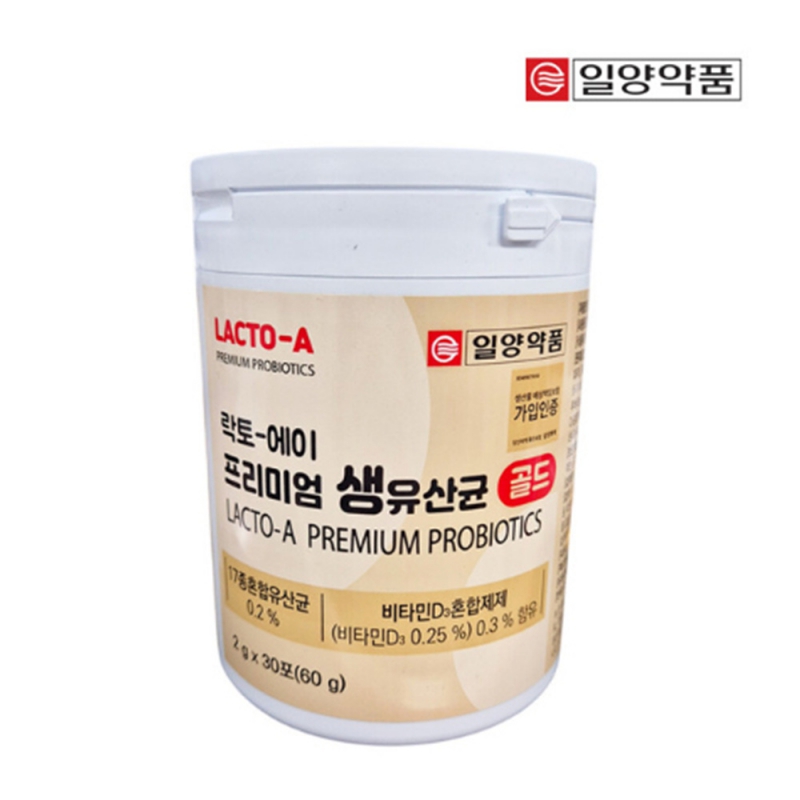 [일양약품] 락토-에이(LACTO-A) 프리미엄 생유산균 2g x 30포 8일 16시 상품이미지