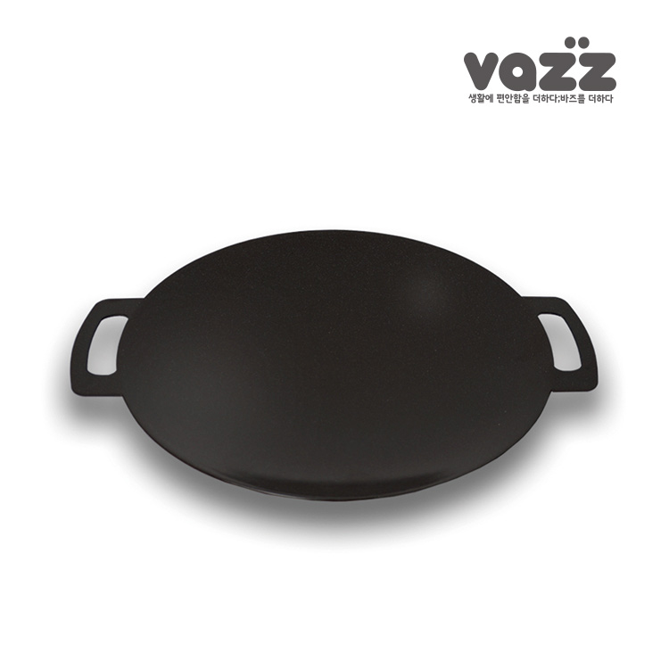 바즈 지지고 도자기코팅 무쇠그리들 IH 캠핑불판[V28] 33CM 상품이미지