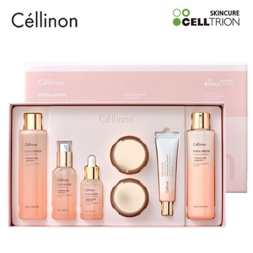 [셀트리온] 셀린온 피디알엔(PDRN) 인퓨즈 스킨케어 7종 세트 (쇼핑백 증정)