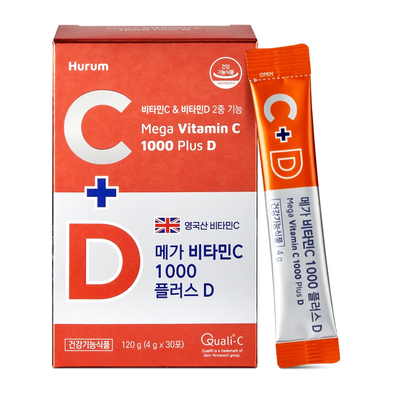 영국산 비타민C 1000+비타민D 4g x 30포 상품이미지